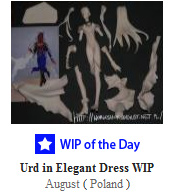 WIP of the Day: Urd in Elegant Dress